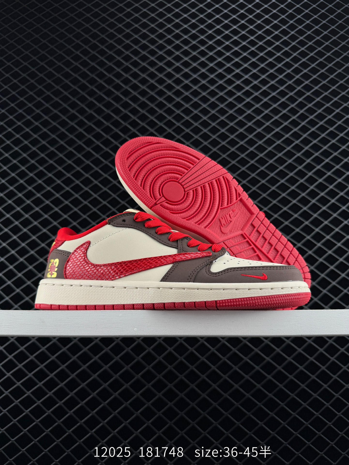 Travis Scott x Air Jordan 1 ” Reverse Mocha “